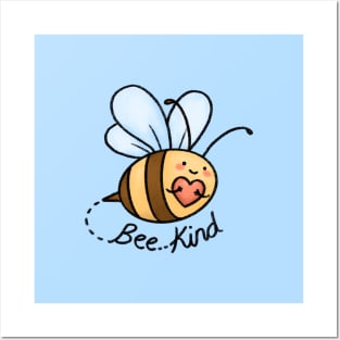 Bee Kind Posters and Art